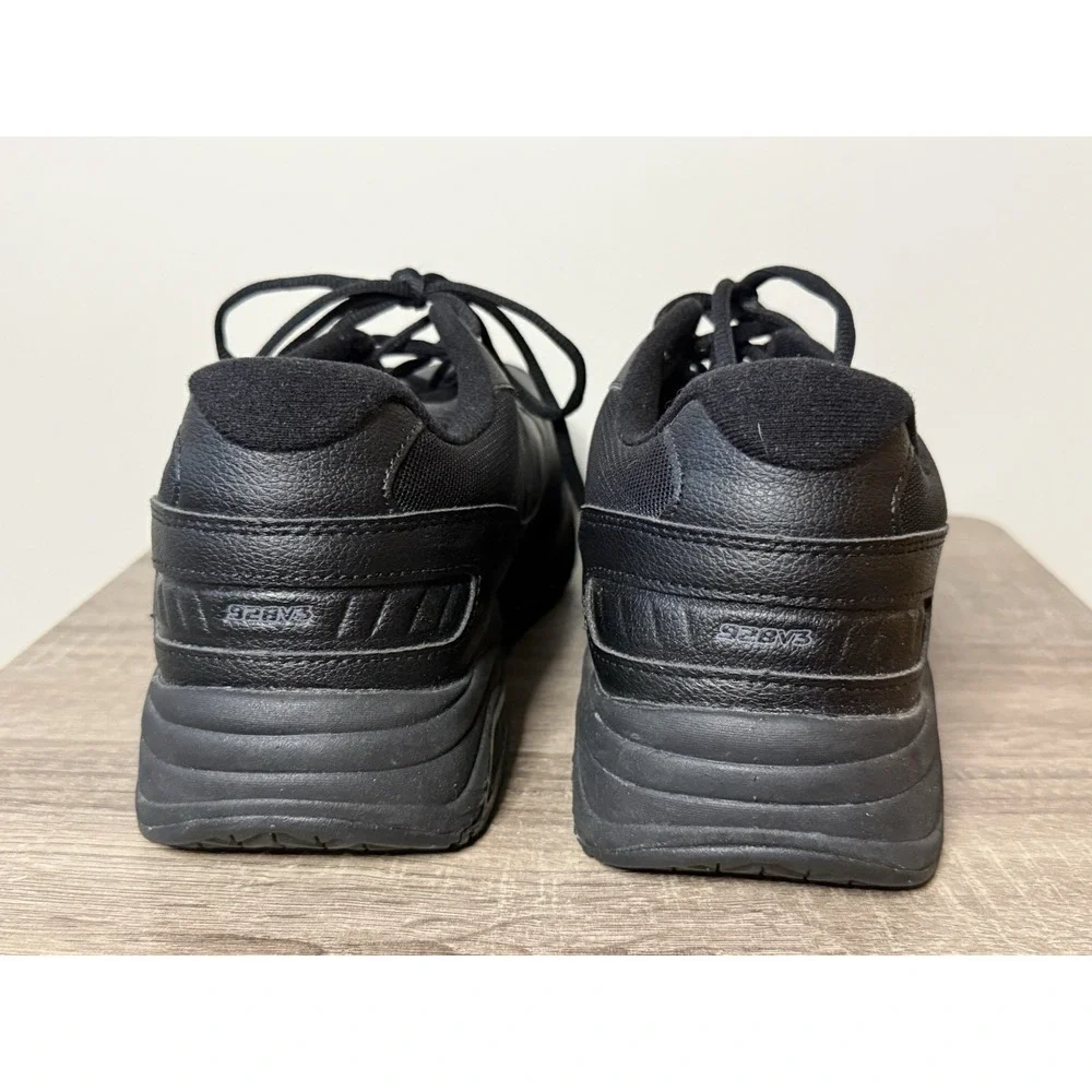 New Balance 928 MW928BK3 Men's 11.5 4E Black Leather Walking Shoes Extra Wide